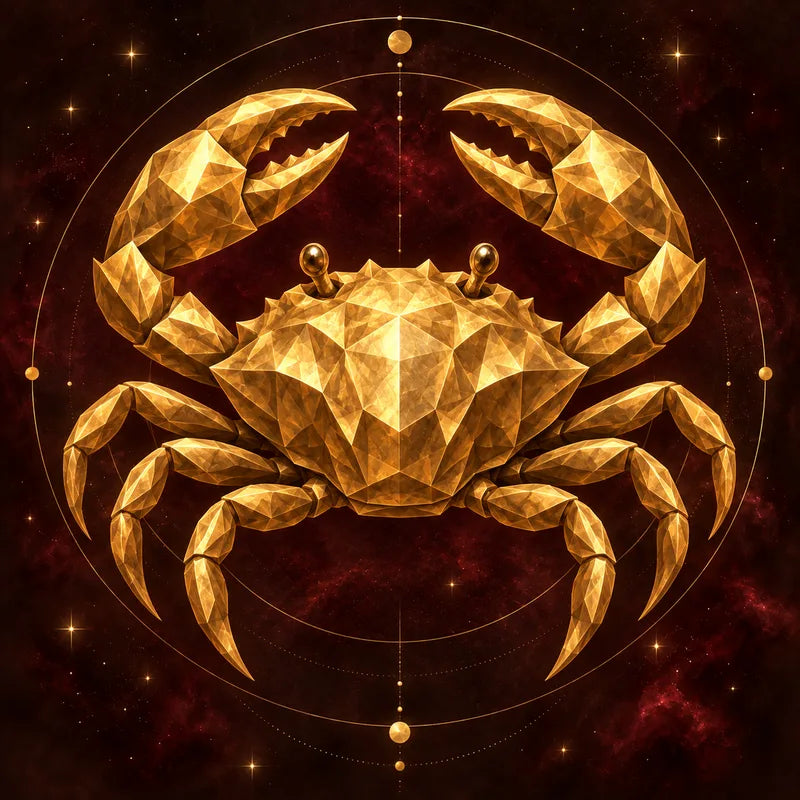 Cancer zodiac illustration