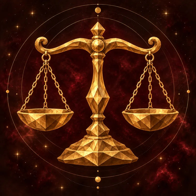 Libra zodiac illustration