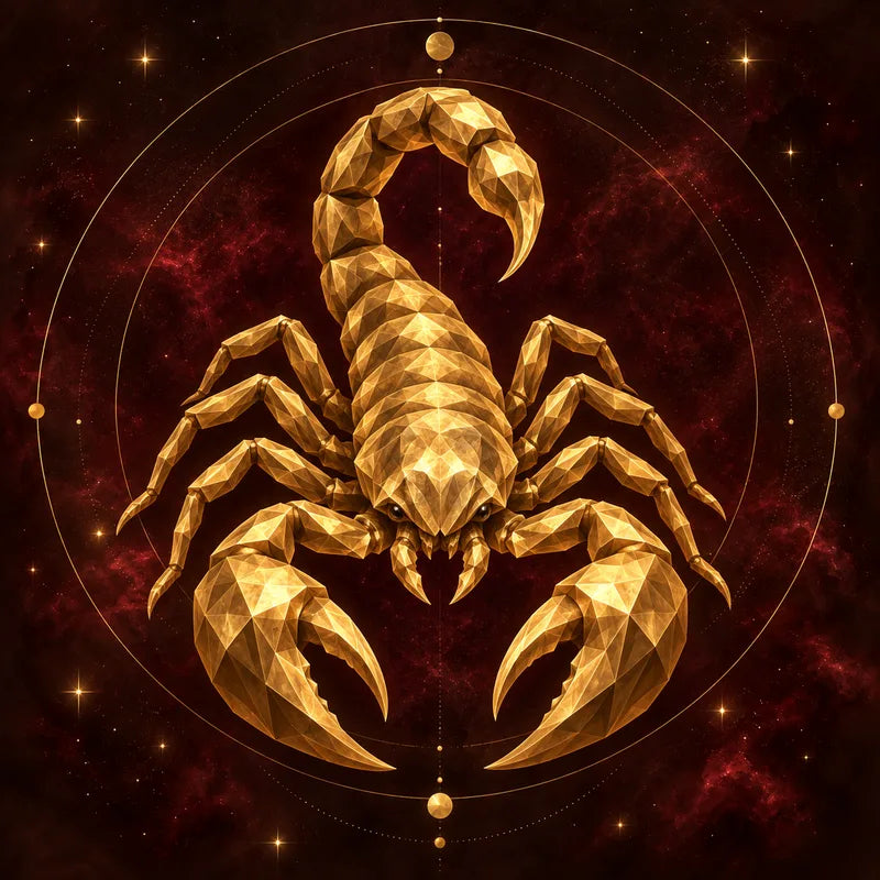 Scorpio zodiac illustration