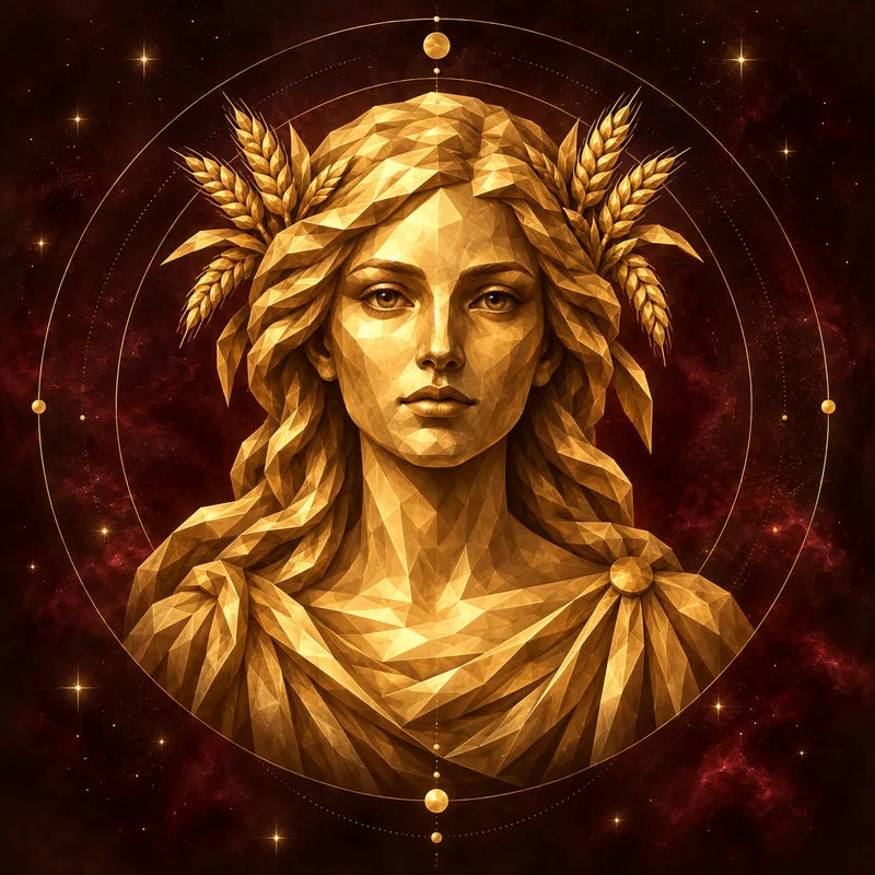 Virgo zodiac illustration